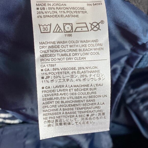 Banana republic sloan crop pants navy blue polkadot size 4 - Picture 9 of 9